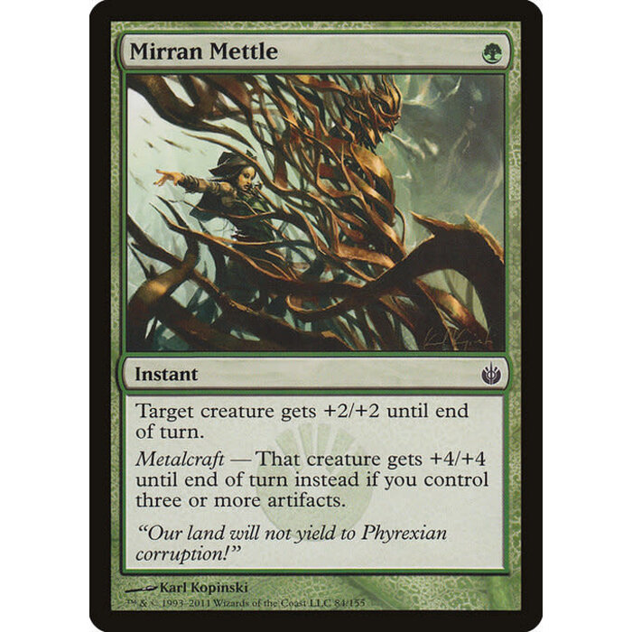 Magic: The Gathering Mirran Mettle (084) Moderately Played