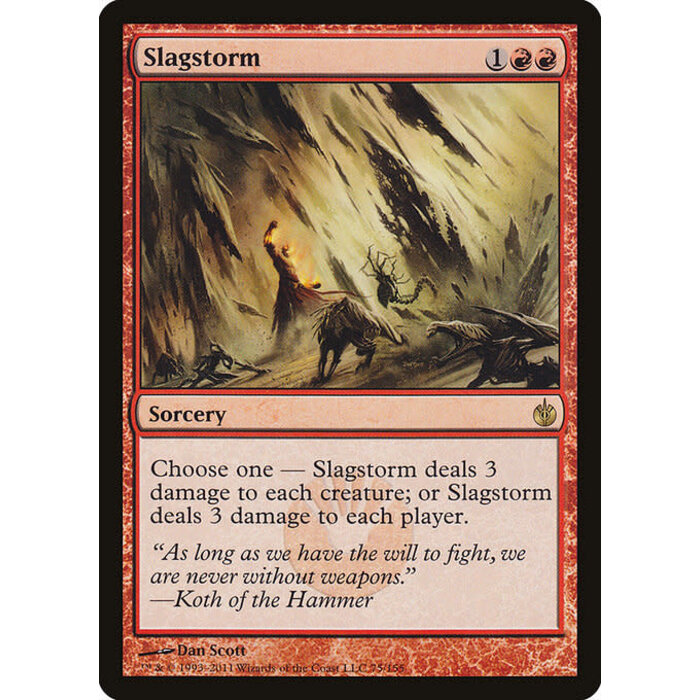 Magic: The Gathering Slagstorm (075) Lightly Played