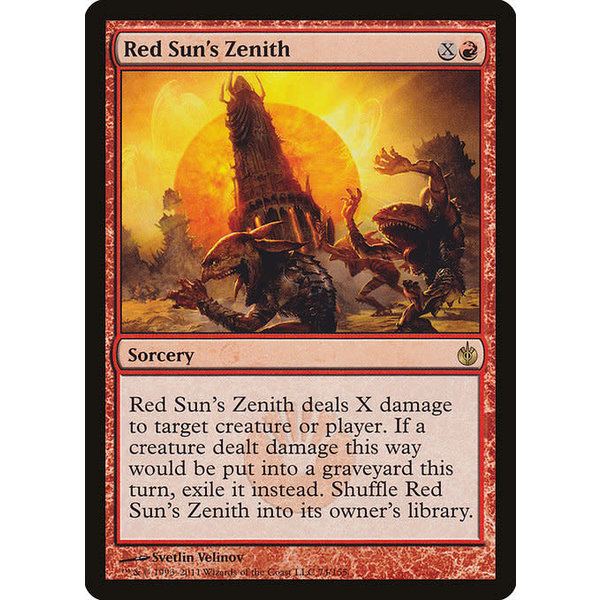 Magic: The Gathering Red Sun's Zenith (074) Lightly Played