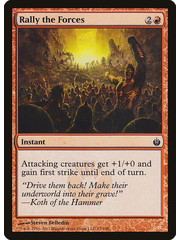 Magic: The Gathering Rally the Forces (073) Moderately Played