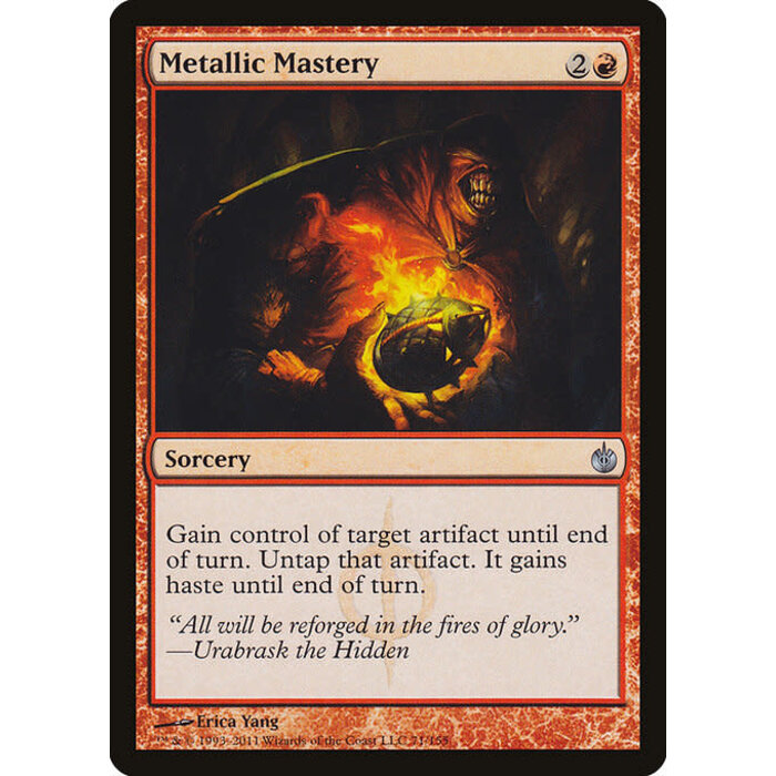 Magic: The Gathering Metallic Mastery (071) Moderately Played