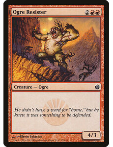 Magic: The Gathering Ogre Resister (072) Moderately Played