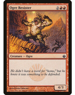 Magic: The Gathering Ogre Resister (072) Moderately Played