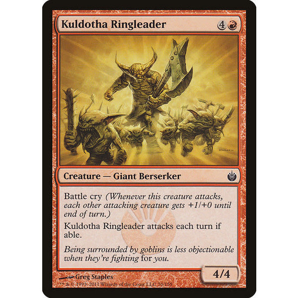 Magic: The Gathering Kuldotha Ringleader (070) Moderately Played
