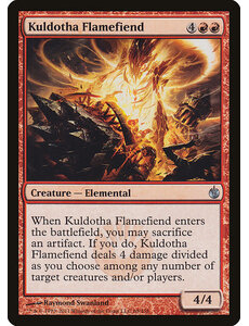 Magic: The Gathering Kuldotha Flamefiend (069) Moderately Played