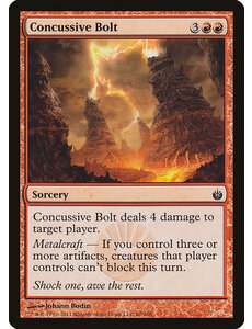 Magic: The Gathering Concussive Bolt (060) Moderately Played