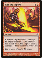 Magic: The Gathering Burn the Impure (059) Moderately Played