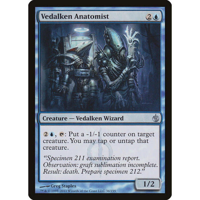 Magic: The Gathering Vedalken Anatomist (036) Moderately Played
