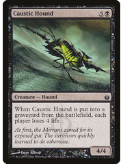Magic: The Gathering Caustic Hound (040) Moderately Played