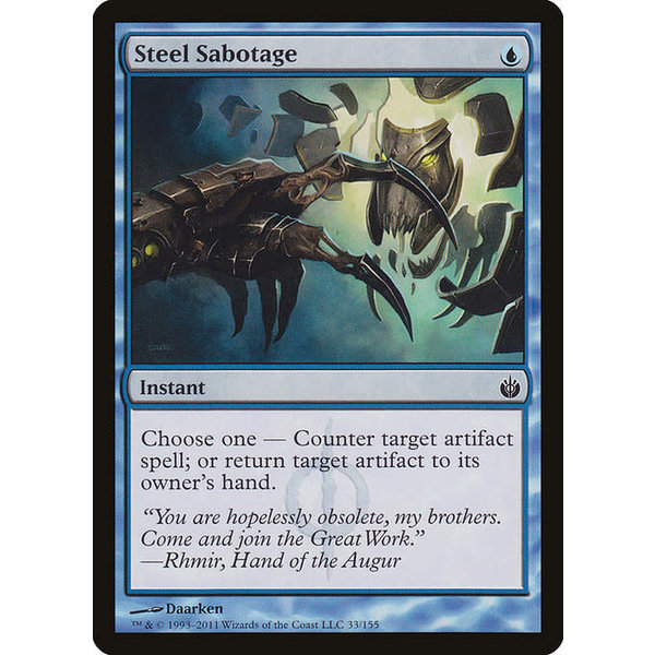 Magic: The Gathering Steel Sabotage (033) Moderately Played