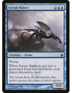 Magic: The Gathering Serum Raker (031) Moderately Played
