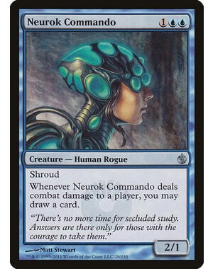 Magic: The Gathering Neurok Commando (028) Moderately Played