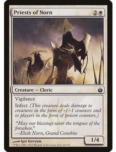 Magic: The Gathering Priests of Norn (016) Moderately Played