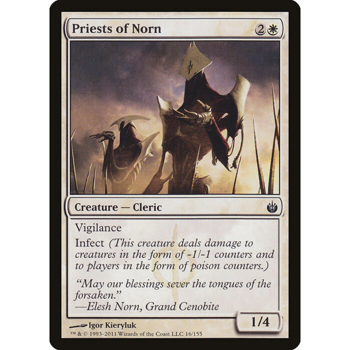 Magic: The Gathering Priests of Norn (016) Moderately Played