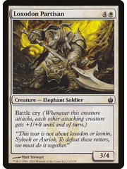 Magic: The Gathering Loxodon Partisan (012) Moderately Played