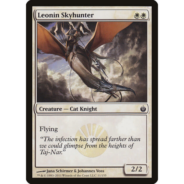 Magic: The Gathering Leonin Skyhunter (011) Moderately Played