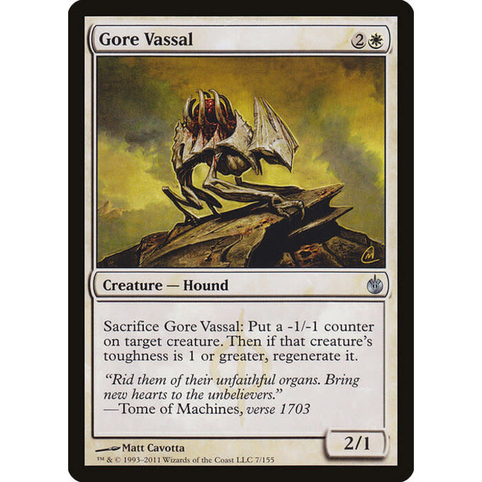 Magic: The Gathering Gore Vassal (007) Moderately Played