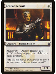 Magic: The Gathering Ardent Recruit (002) Moderately Played