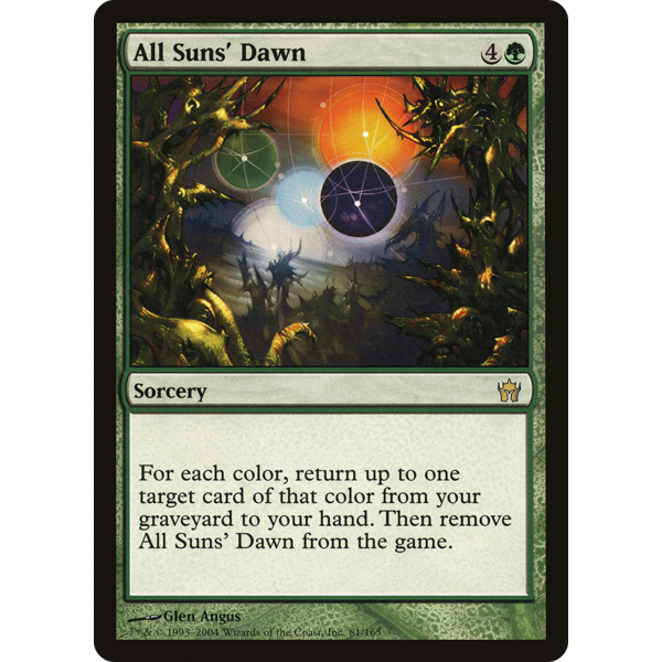 Magic: The Gathering All Suns' Dawn (081) Moderately Played