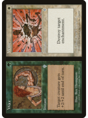 Magic: The Gathering Wax // Wane (296) Lightly Played
