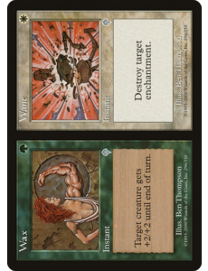 Magic: The Gathering Wax // Wane (296) Lightly Played
