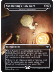 Magic: The Gathering Van Helsing's Holy Ward - Circle of Confinement (329) Damaged Foil