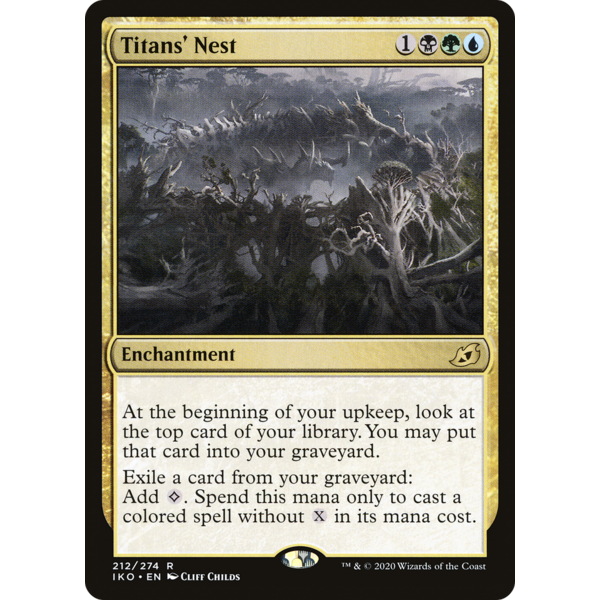 Magic: The Gathering Titans' Nest (212) Lightly Played
