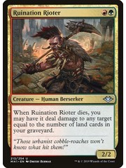 Magic: The Gathering Ruination Rioter (213) Lightly Played