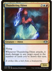 Magic: The Gathering Thundering Djinn (215) Lightly Played