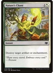 Magic: The Gathering Nature's Chant (210) Lightly Played