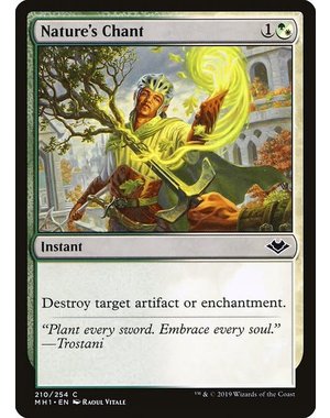 Magic: The Gathering Nature's Chant (210) Lightly Played