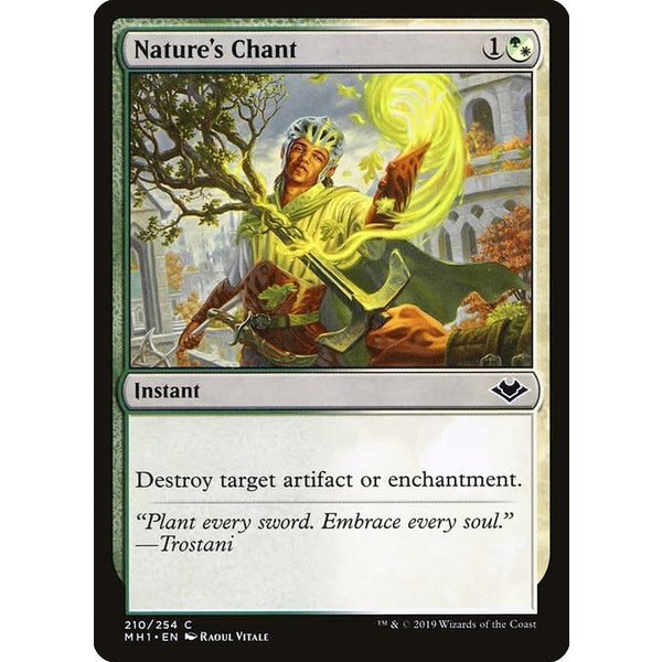 Magic: The Gathering Nature's Chant (210) Lightly Played
