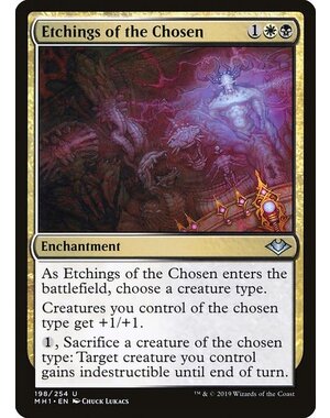 Magic: The Gathering Etchings of the Chosen (198) Lightly Played
