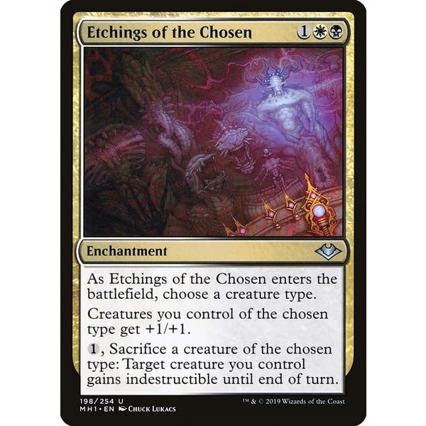 Magic: The Gathering Etchings of the Chosen (198) Lightly Played