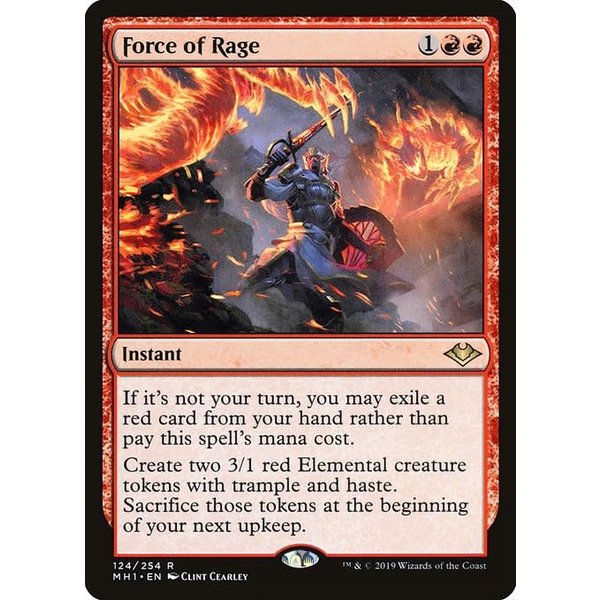 Magic: The Gathering Force of Rage (124) Damaged