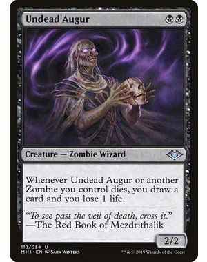 Magic: The Gathering Undead Augur (112) Lightly Played Foil