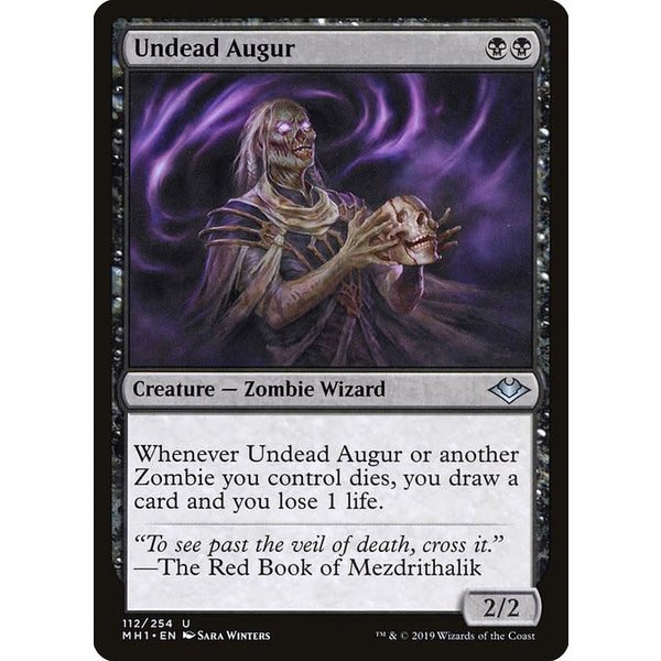 Magic: The Gathering Undead Augur (112) Lightly Played Foil