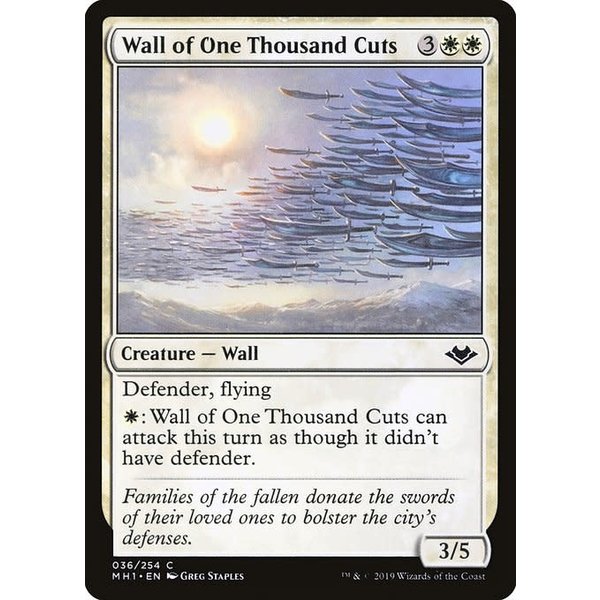 Magic: The Gathering Wall of One Thousand Cuts (036) Near Mint