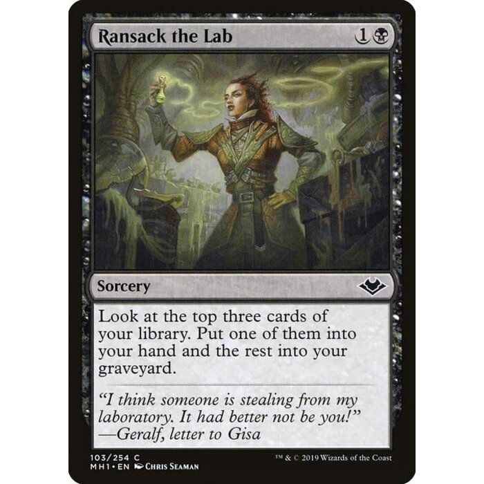 Magic: The Gathering Ransack the Lab (103) Near Mint