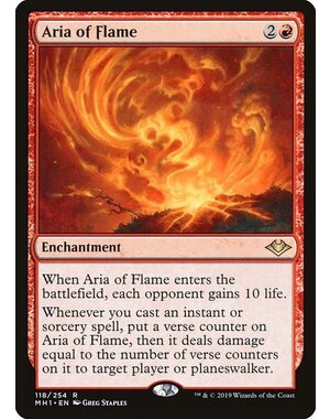 Magic: The Gathering Aria of Flame (118) Near Mint
