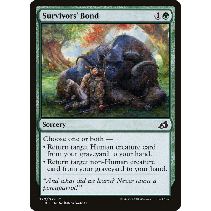 Magic: The Gathering Survivors' Bond (172) Lightly Played