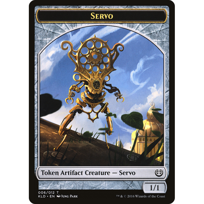 Magic: The Gathering Servo Token (006) (006) Lightly Played