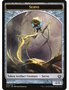 Magic: The Gathering Servo Token (004) (004) Moderately Played
