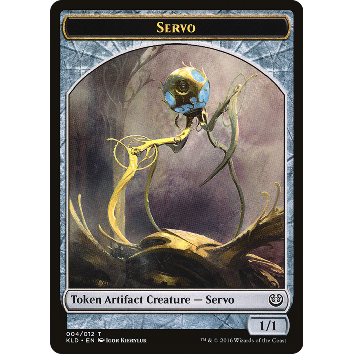 Magic: The Gathering Servo Token (004) (004) Moderately Played