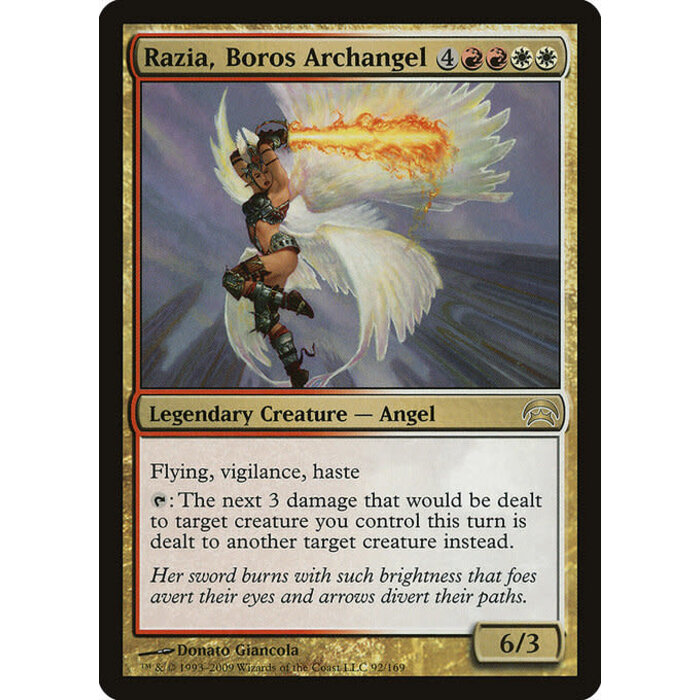 Magic: The Gathering Razia, Boros Archangel (092) Lightly Played
