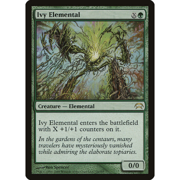 Magic: The Gathering Ivy Elemental (074) Lightly Played