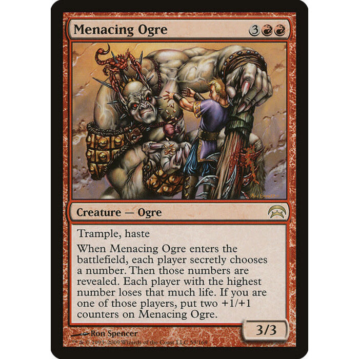 Magic: The Gathering Menacing Ogre (059) Lightly Played