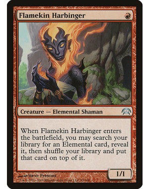 Magic: The Gathering Flamekin Harbinger (053) Lightly Played