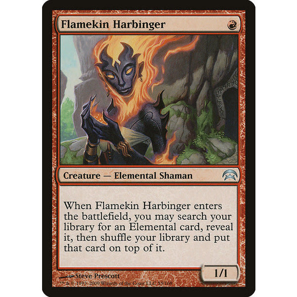 Magic: The Gathering Flamekin Harbinger (053) Lightly Played