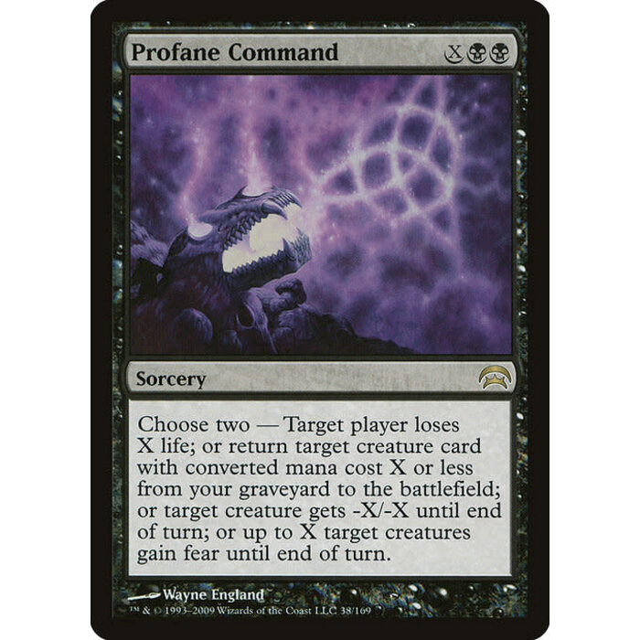 Magic: The Gathering Profane Command (038) Lightly Played